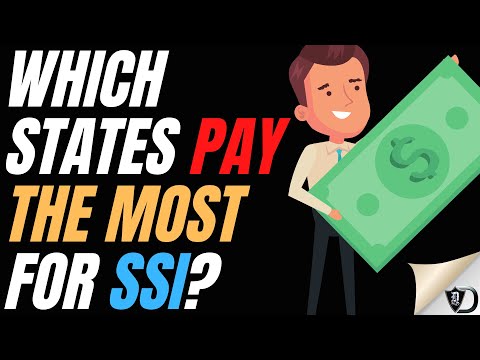 What state has the highest SSI payment?