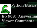 Python Basics Tutorial Difference Between tk and ttk from tkinter || Answering Viewers Comments
