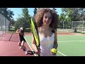 kalogeras sisters try to play tennis