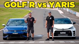 MK8 Golf R vs GR Yaris - "Well, that was unexpected!"
