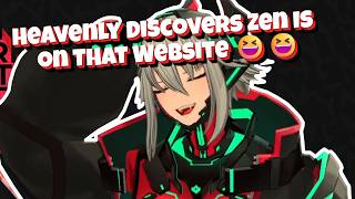 Heavenly Finds Out That Zen Has Multiple Pages on that Website ~ Zentreya 😆😆