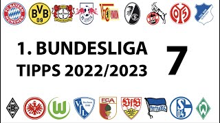 Bundesligatipps 1.Liga - 7.Spieltag - Saison 2022/2023