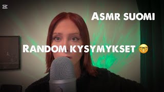 ASMR SUOMI - Vastailen random kysymyksiin! 🤓 Lähikuiskauksia |