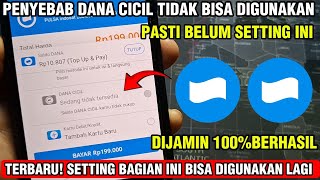 CARA MENGATASI DANA CICIL TIDAK BISA DIGUNAKAN | SETTING BAGIAN INI DANA CICIL BISA DIGUNAKAN LAGI