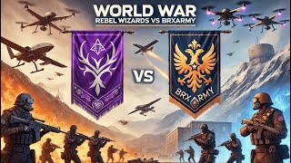 DomiNations World War - Rebel Wizards VS BrxArmy