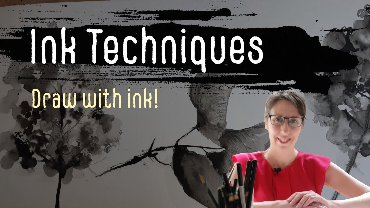 Ink Techniques For Beginners Youtube