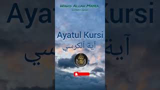 Ayatul Kursi in beautiful voice آية ٱلكرسي #wahidallahmayra #quran #viralvideo #shortvideo #surah