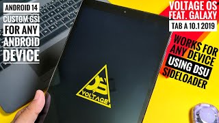 android 14 custom gsi for any device feat.samsung galaxy tab A 10.1 (2019)