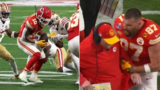 Travis Kelce was furious with Andy Reid after Isiah Pacheco fumble 😳