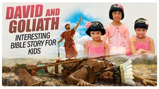 David and Goliath || Interesting Bible Story for kids || Dhanya Nithya Prasastha