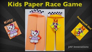 Paper Game | Race Paper Toy | Kids Activity | Diy Easy Paper game for kids | Easy Paper craft #diy