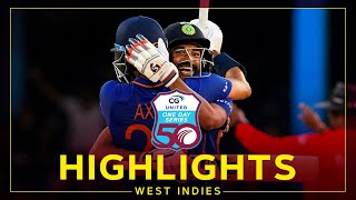 Highlights | West Indies v India | Patel Fires India to Series-Clinching Win! | 2nd CG United ODI