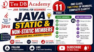 Java 11 - Static & Non-Static Members
