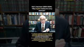 FS Nariman’s Legal Wisdom | Lessons for Future Lawyers & Advocates👩‍⚖📚 #thelawscape #advocacy