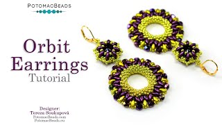 Orbit Earrings - DIY Jewelry Making Tutorial by PotomacBeads