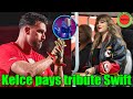 Travis Kelce pays tribute to Taylor Swift at the Chiefs vs Tampa Bay Buccaneers game