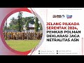 JELANG PILKADA SERENTAK 2024, PEMKAB POLMAN DEKLARASI JAGA NETRALITAS ASN.