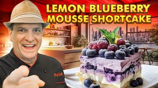 Lemon-Blueberry Mousse Shortcake Recipe | Easy \u0026 Delicious