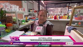 #Entérate #STV🟣 Vendedores del mercado Ignacio Zaragoza, reportan baja en sus ventas