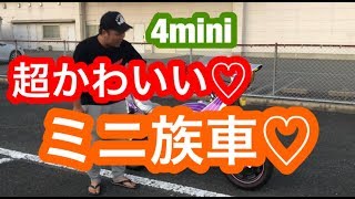 【4mini紹介】超かわいいミニ族車を紹介してみた♡ エイプ モンキー シャリー ダックス