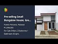 pre selling small bungalow house green meadows palawan