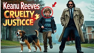 Boy Kicks Dog, but Keanu Reeves Steps In—What Happens Next Will Shock You!