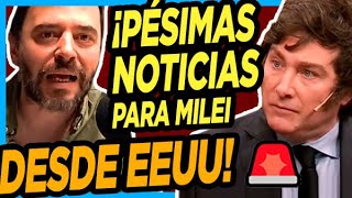 🚨 ÚLTIMO MOMENTO! MALAS NOTICIAS PARA MILEI \