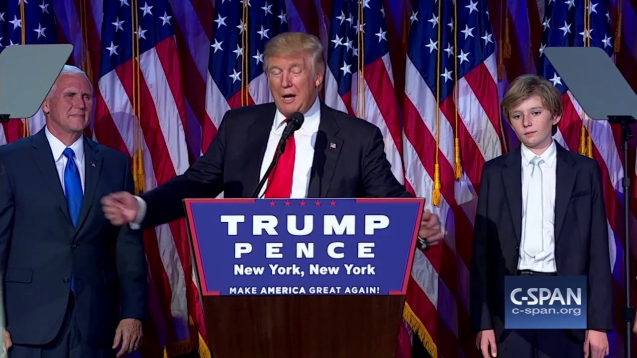 Donald Trump FULL Victory Speech (C-SPAN) - YouTube