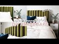 DIY VELVET CHANNEL TUFTED HEADBOARD | How to make a luxury modern DIY headboard for UNDER $400