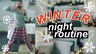 My Winter Night Routine 2017 (vlog style)