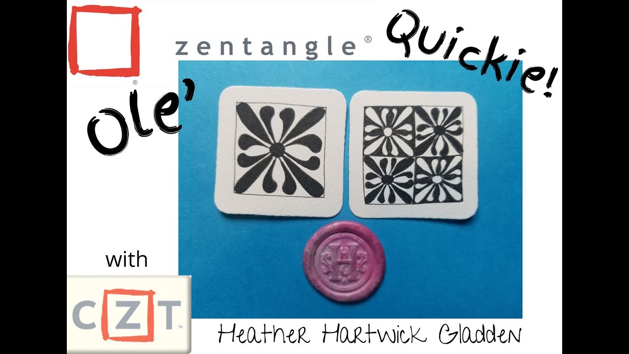Ole Zentangle Quickie Youtube