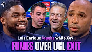 Luis Enrique jokes with Micah over his UCL bracket while Xavi FUMES! | UCL Today