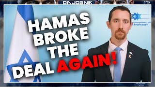 Asher Westropp Evans SLAMS Hamas: \