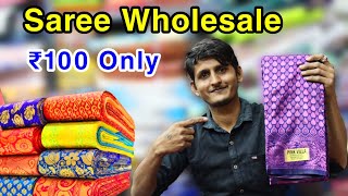 ₹100 முதல் சேலைகள் Saree Wholesale In Madurai | Monika Textiles Madurai | MG TV