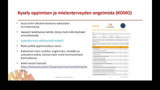 Miten oppimisen vaikeuksia tunnistetaan ja mistä niihin voi saada apua | Webinaari 14.4.2021 osa1