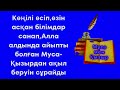 Қыдыр атаның Муса пайғамбарға үйреткені. Ғибратты оқиға Қисса сүл әнбия