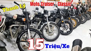 Moto Cổ Điển Cruiser , Classic Tồn Kho Giá Rẻ Rebel 300 ,Rebel 500 , Vulcan S650, GZ150A