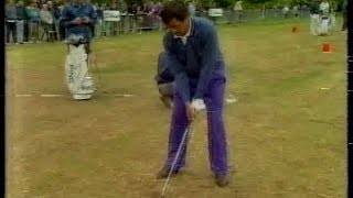 Seve Ballesteros,3rd round Dunhill British Masters.Woburn.1991.