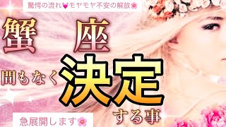 蟹　座🌏【驚愕の結果😳神回💖】不安や恐れが癒され前進変化の時✨自由冒険出会いの旅🎆幸福感に包まれる時🌈深掘りリーディング#潜在意識#開運#蟹座