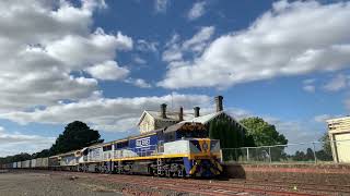 9174 QUBE Ultima Hay Train With VL357 VL356 B80 B74 At Meredith (18/2/2022)