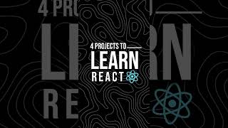 4 Projects to LEARN REACT ! | Beginners to Advance | #webdevelopment #reactjs
