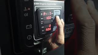 Setting default control box marine engine