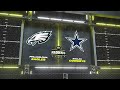 Madden NFL 24 - Philadelphia Eagles Vs Dallas Cowboys Simulation PS5 (Updated Rosters)