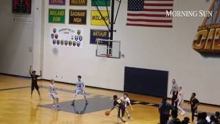 Video: Mount Pleasant celebrates a 68-60 victory over SVL powerhouse Saginaw.