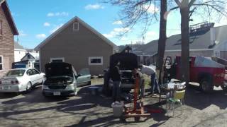 Subaru Engine Pull Time Lapse.