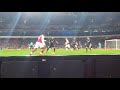 【生サカ動画】arsenal vs manchester u　プレミアリーグ　アーセナルvsマンチェスターユナイテッド　エジル　シュートシーン