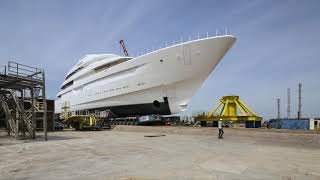 Building the 87m Feadship Lonian - timelapse