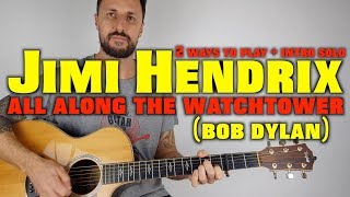 All Along The Watchtower Jimi Hendrix Lesson