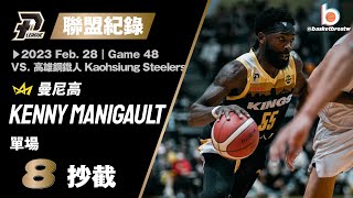 Kenny Manigault (K-GOAT) Locked down Jeremy Lin! 2 fast, 2 strong, 2 good, and 8 STL! | P. LEAGUE+