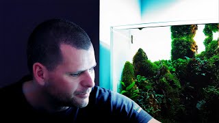 AQUARIUM MAINTENANCE ON CLIENT LOCATION WITH FULL REPLANTING - 4K CINEMATIC - GREEN AQUA